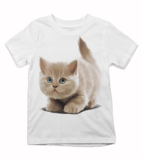 Detské tričko mačička