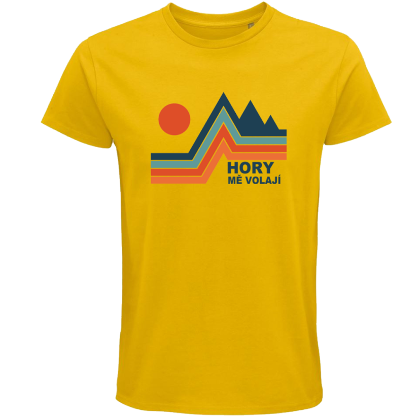 Pánské tričko Hory mě volají retro