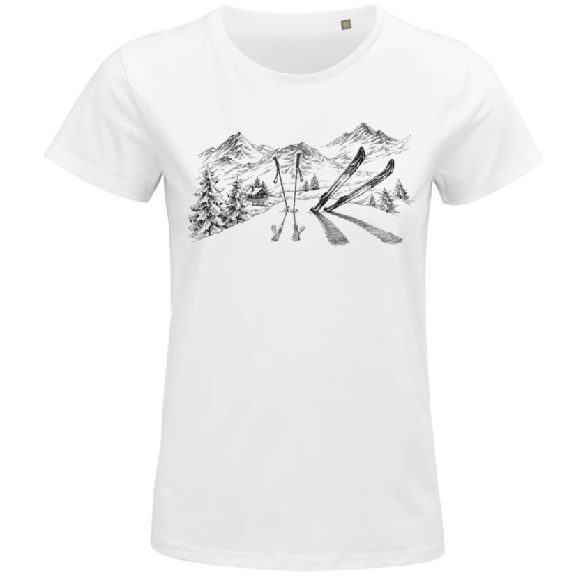 Dámske BIO  tričko Skialp a hory