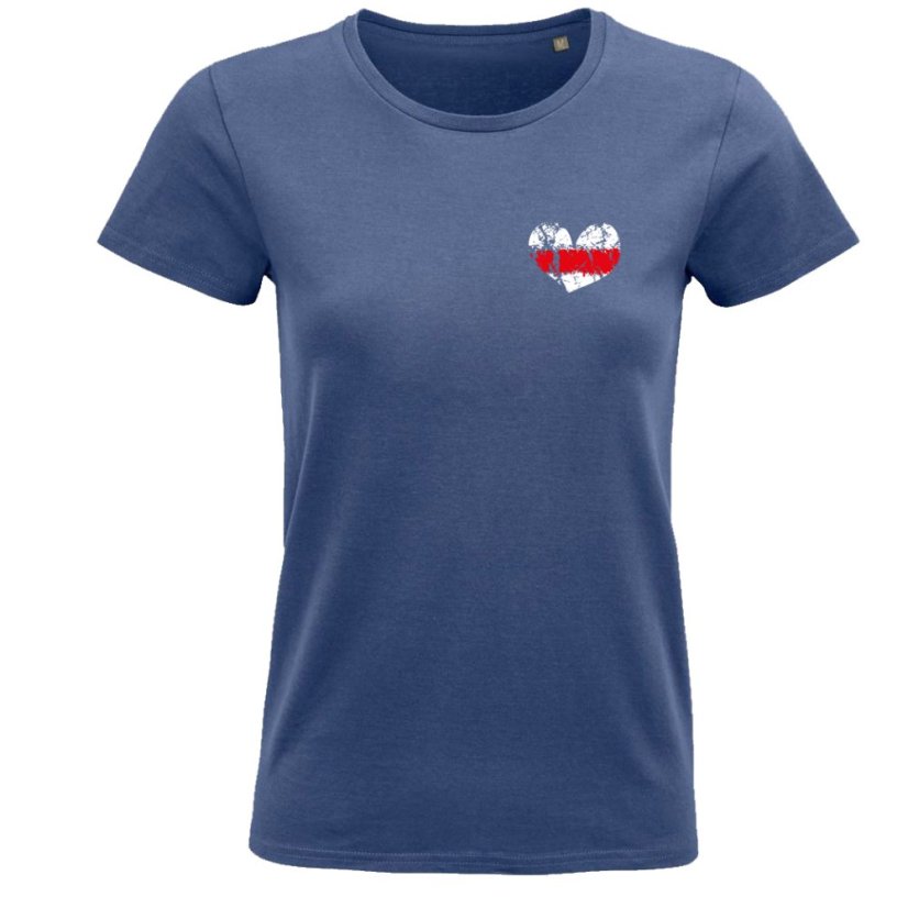 Dámske tričko Turistická značka Srdiečko