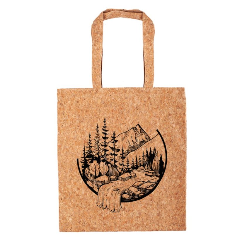 Korková taška Příroda v kruhu