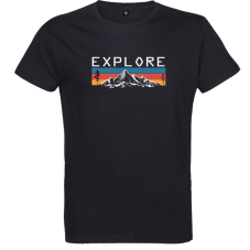 Pánske tričko Explore čierne