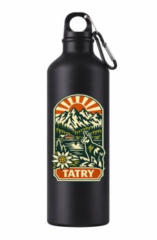 Turistická láhev Tatry - retro motiv, 800 ml