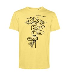 Pánske BIO tričko hory ma volajú ceduľka