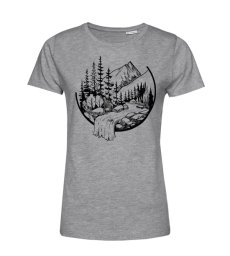 Dámske BIO  tričko príroda v kruhu