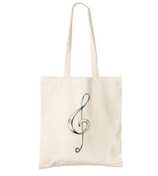 Bavlněná taška Houslový klíč