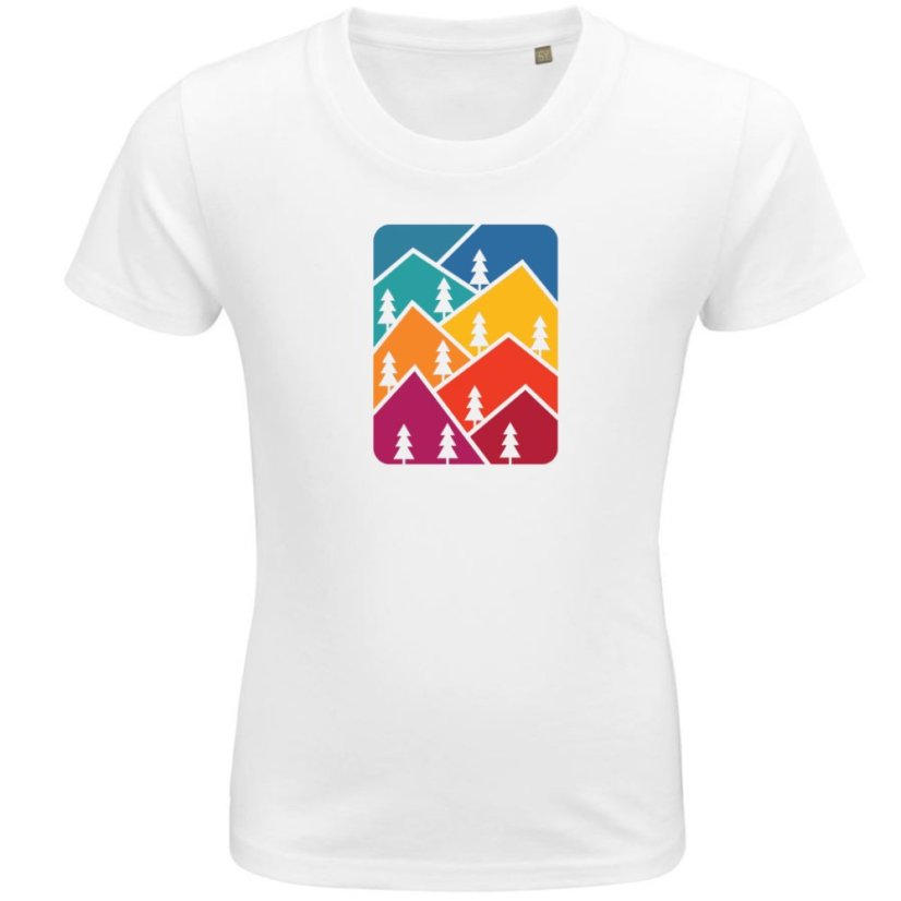 Detské tričko Farebné stromy