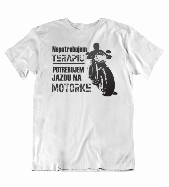 Pánske tričko potrebujem jazdu na motorke