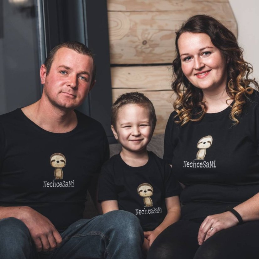 Pánske vtipné tričko nechce sa mi čierne