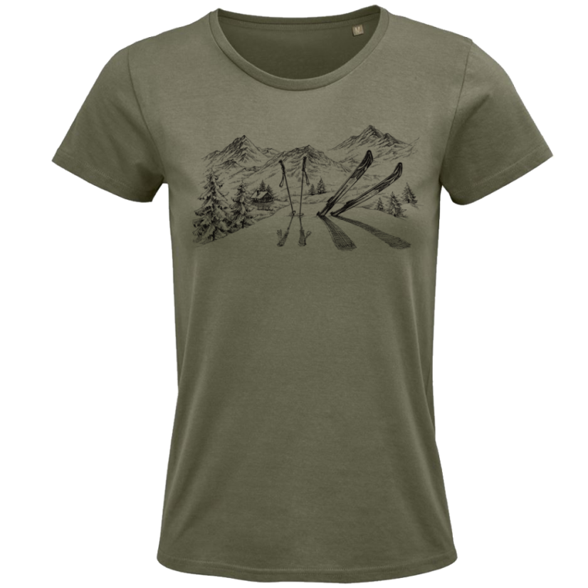 Dámske BIO  tričko Skialp a hory