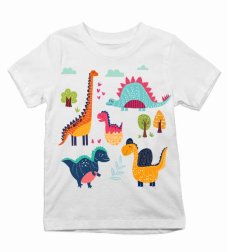 Detské tričko partia dinosaurov