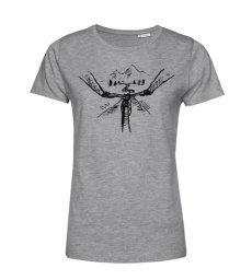 Dámske BIO  tričko výhľad z bicykla