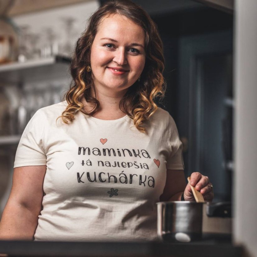 Dámske tričko maminka ta najlepšia kuchárka