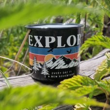 Smaltovaný hrnček  Explore, 350ml