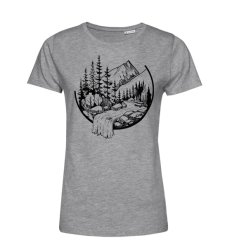 Dámske BIO  tričko príroda v kruhu
