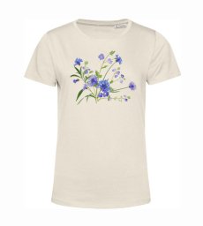 Dámske BIO tričko poľné kvety fialové