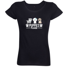 Dámske bio tričko puppies please
