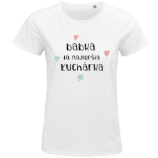 Dámske tričko babka ta najlepšia kuchárka