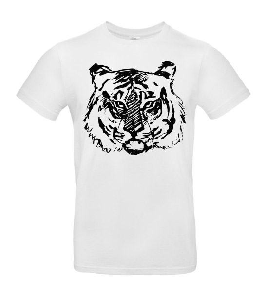 Pánske tričko Tiger skica