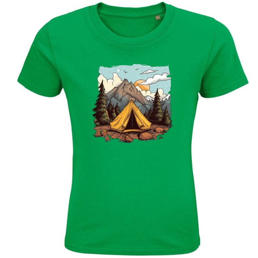 Detské tričko Kempovanie
