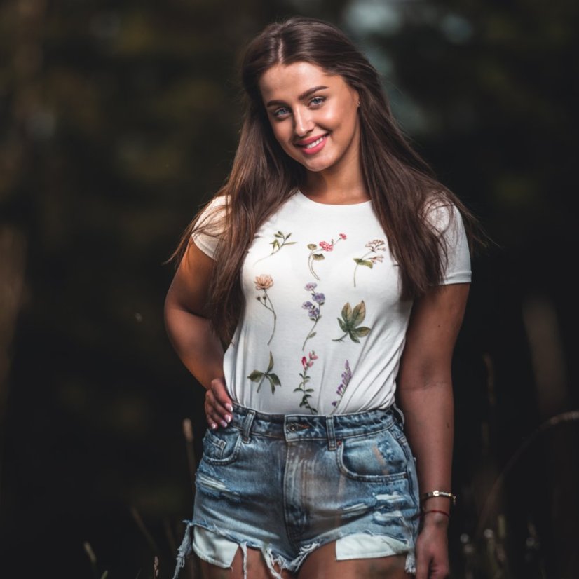 Dámske BIO tričko Kvety v prírode
