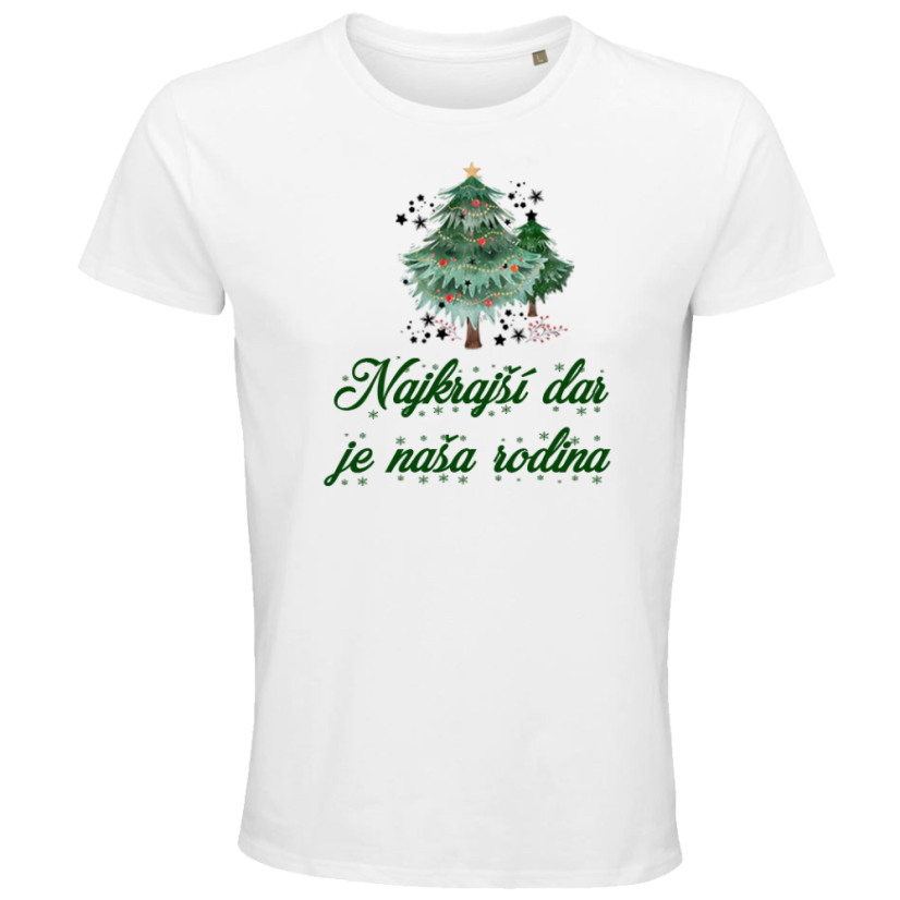 Pánske tričko najkrajší dar je naša rodina