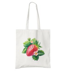 Bavlněná taška Jahody