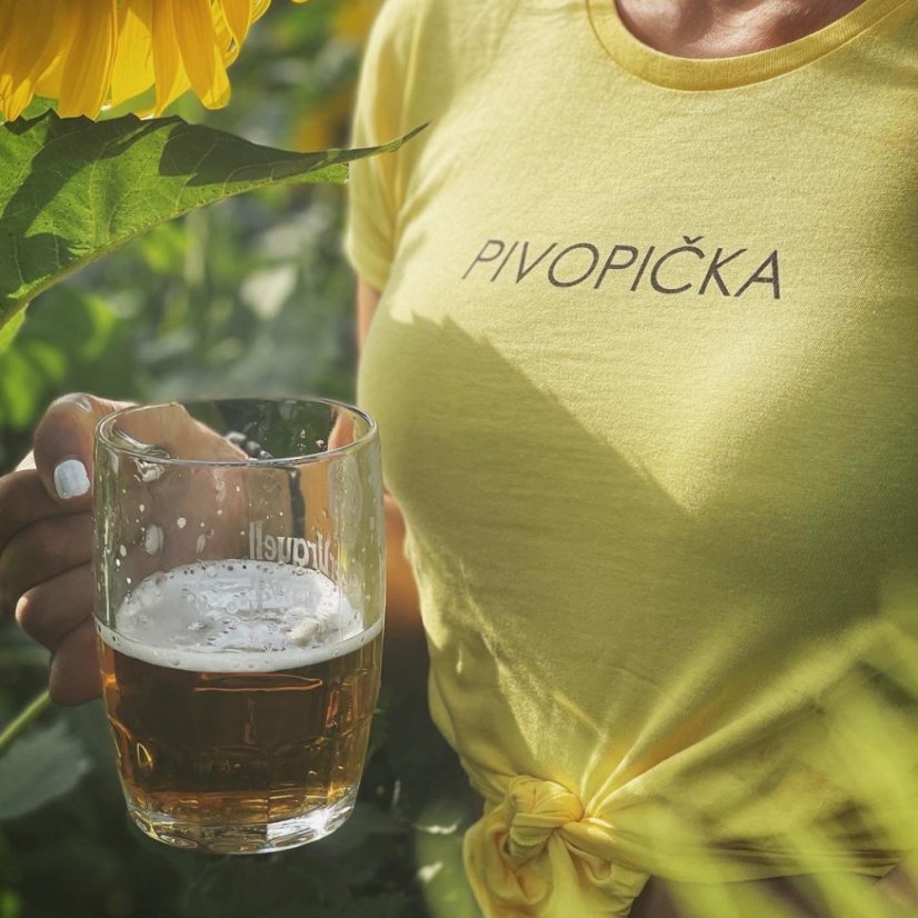 Dámske vtipné BIO tričko pivopička