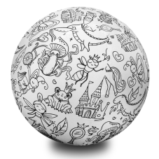 Balónová lopta na vymaľovanie – Víly 30 cm
