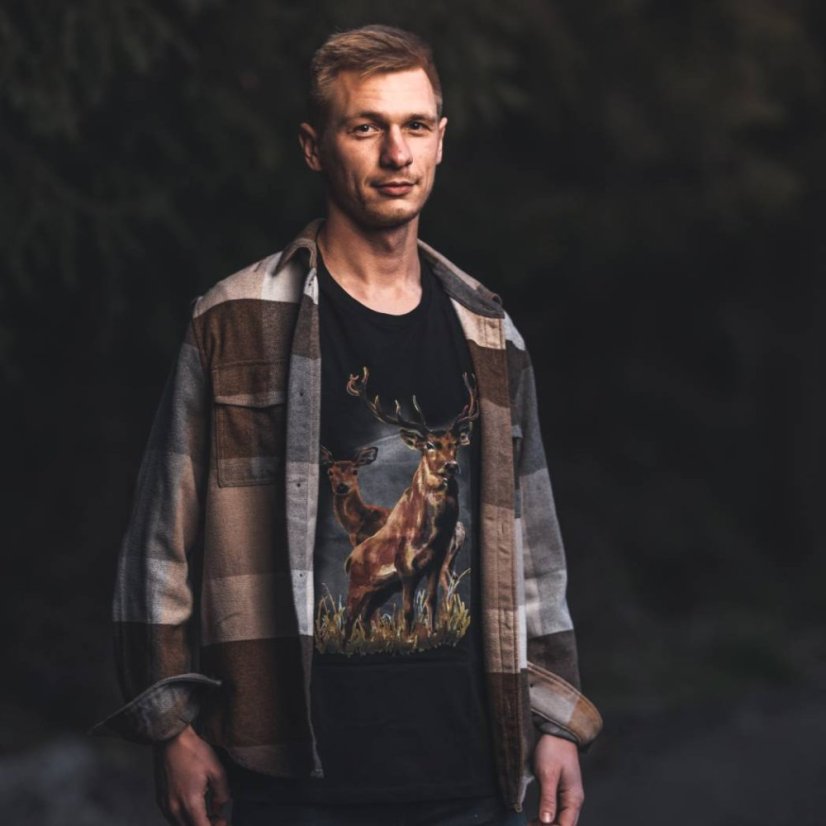 Pánske tričko hrdý jeleň