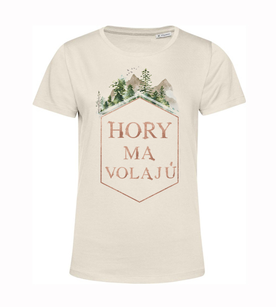 Dámske BIO  tričko hory ma volajú rámček