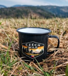 Smaltovaný hrnek Czech Wild, 350ml