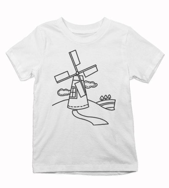 Detské tričko Maľovaný mlyn