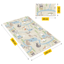 Detská skladacia podložka 180 x 120 cm  INDIAN – malá