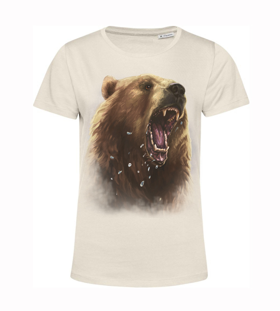 Dámske BIO tričko zúrivý medveď