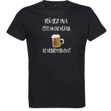 Pánske vtipné tričko Deň bez piva