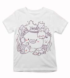 Detské tričko Maľovaný morský svet