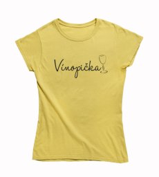 Dámske vtipné tričko Vínopička