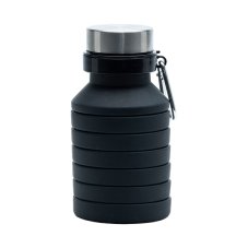 Sportovní skládací láhev na vodu 550 ml, černá