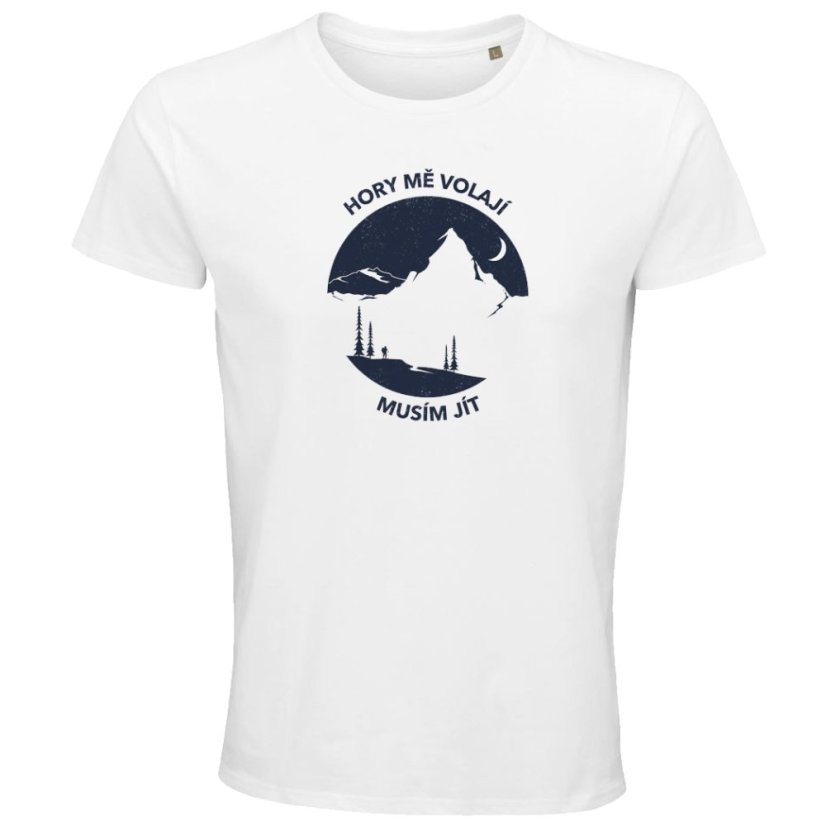 Pánské tričko Hory mě volají Kruh