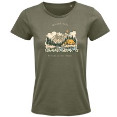 Dámske tričko Príroda je môj domov