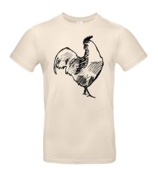 Pánske tričko Kohút skica