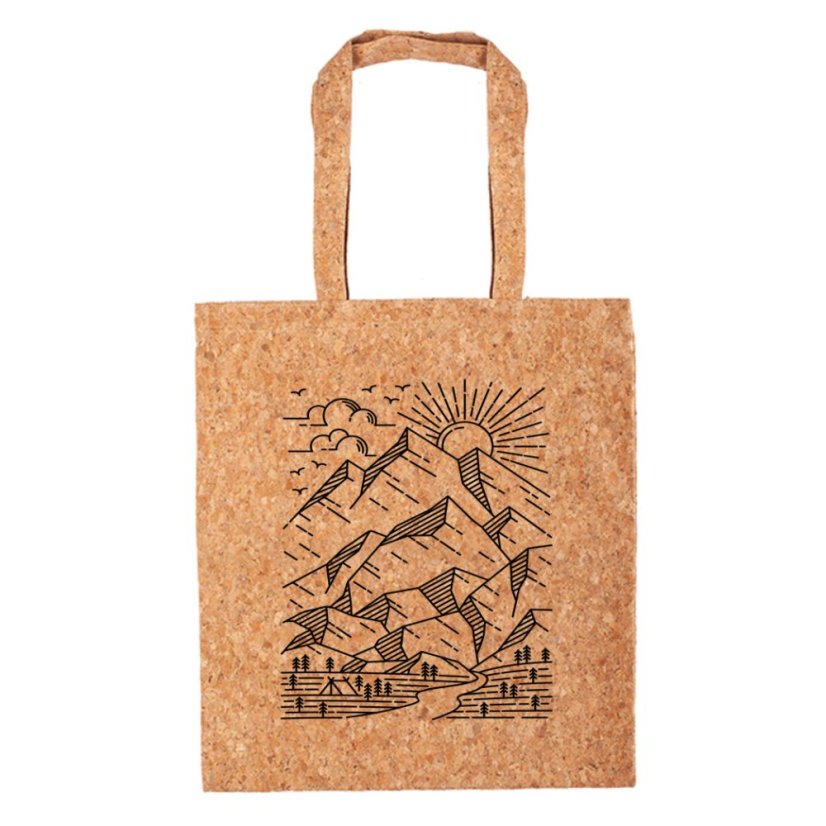 Korková taška Skica hor