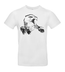 Pánske tričko orol skica