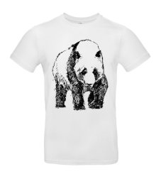 Pánske tričko Panda skica
