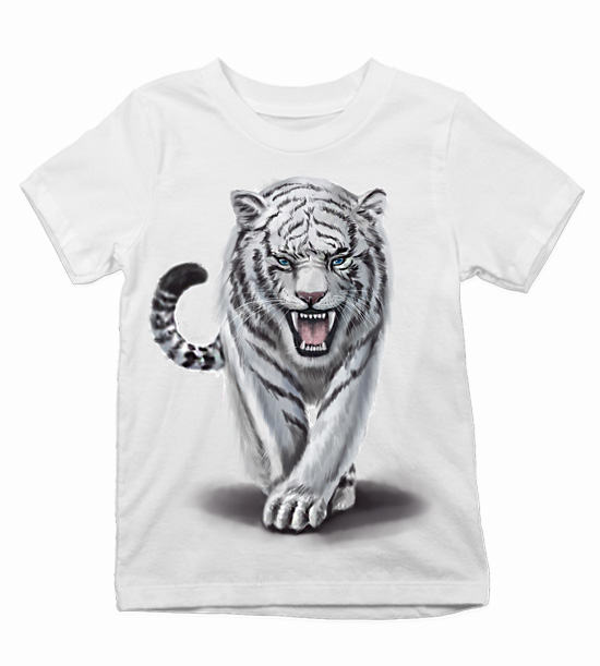 Detské tričko kráčajúci tiger