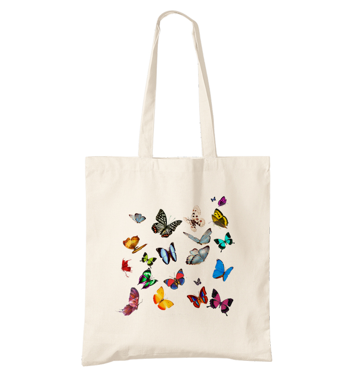 Bavlněná taška Motýlí rodina