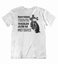 Pánske tričko potrebujem jazdu na motorke