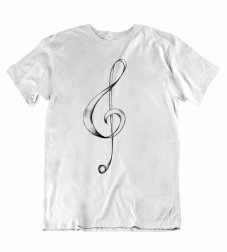 Pánske tričko Husľový kľúč