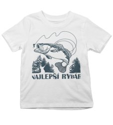 Detské tričko najlepší rybár
